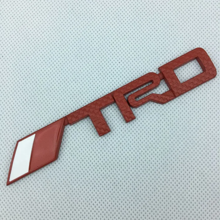 2 шт. 14 3 см * Высокое качество 3D Металл TRD Автомобильная Передняя Задняя эмблема
