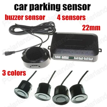 

High quality Car LED Parking Sensor Kit Display 4 Sensors 22mm 12V for all cars Reverse Assistance Backup Radar Monitor System