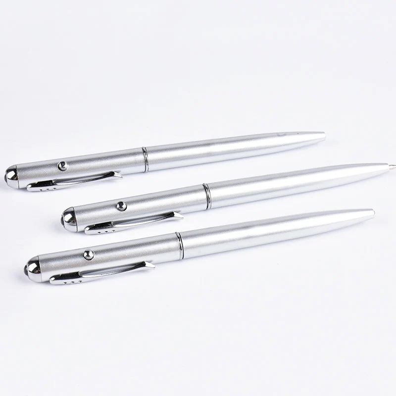 

1 Piece Creative Magic LED UV Light Metal Ballpoint Pen 0.1mm uv pen with invisible ink Novelty Item School Office Supplies