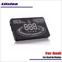 Liislee для Audi Q5 Q7 автомобиля OBD2 превышение скорости Предупреждение Head Up дисплей Saft вождения экран проектор отражающее лобовое стекло