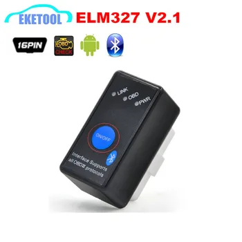 

ELM327 V2.1 Power Switch Save Car Engine Power ON/OFF Auto OBD OBDII Code Reader ELM 327 Bluetooth CAN-BUS Protocols