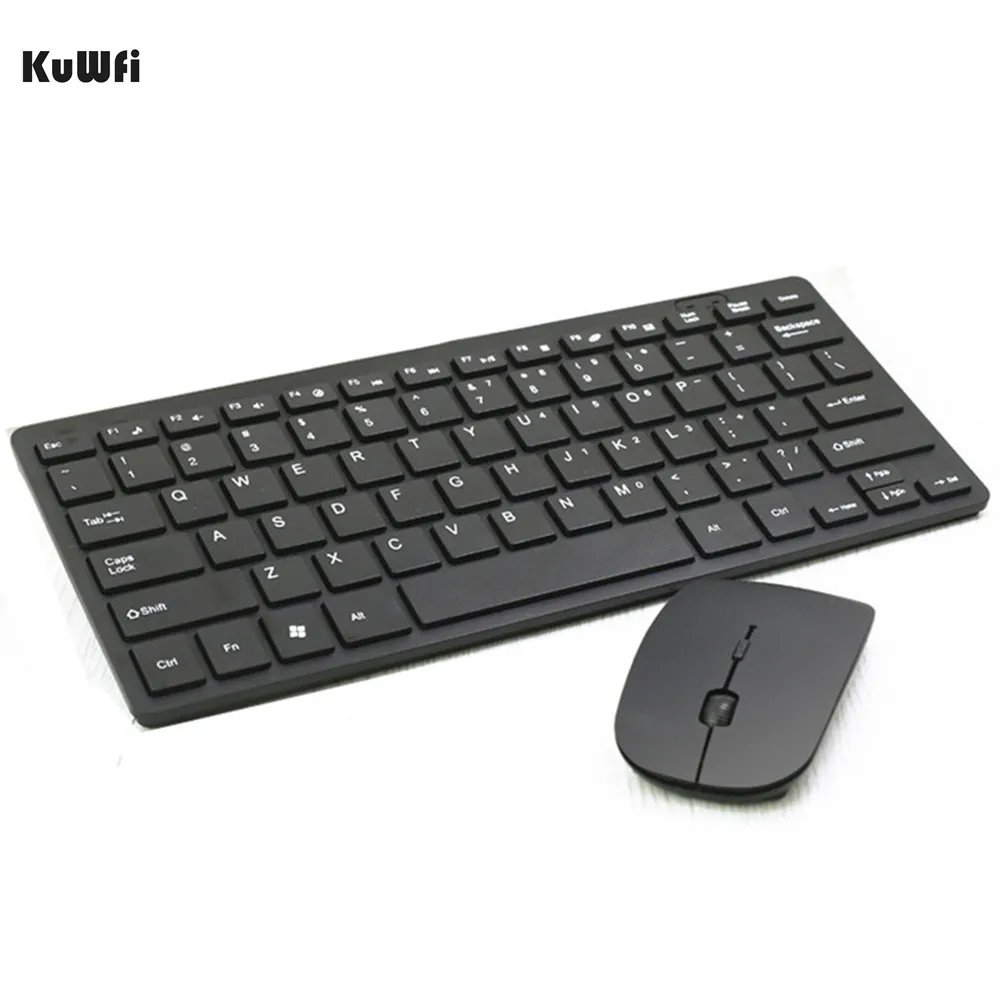

Wireless 2.4Ghz Multimedia Wireless Keyboard Mouse Combos Ultra Thin Whaterproof Silent Mice For WindowsXP/7/8/10 PC Gaming TV