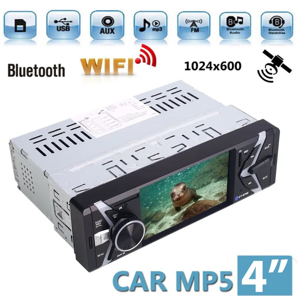 

Vehemo DC12V 4.0 Inches Premium Smart Video Player Automobile MP3 Car Kit Support Rear View Car MP5 FM Radio