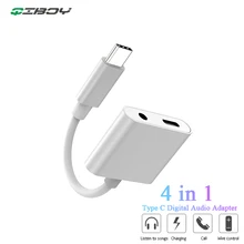 Usb type C до 3,5 мм разъем для наушников конвертер Цифровой Аудио зарядки наушников адаптер для huawei P30/P20pro Note 10 Xiaomi 9 8 Mix2