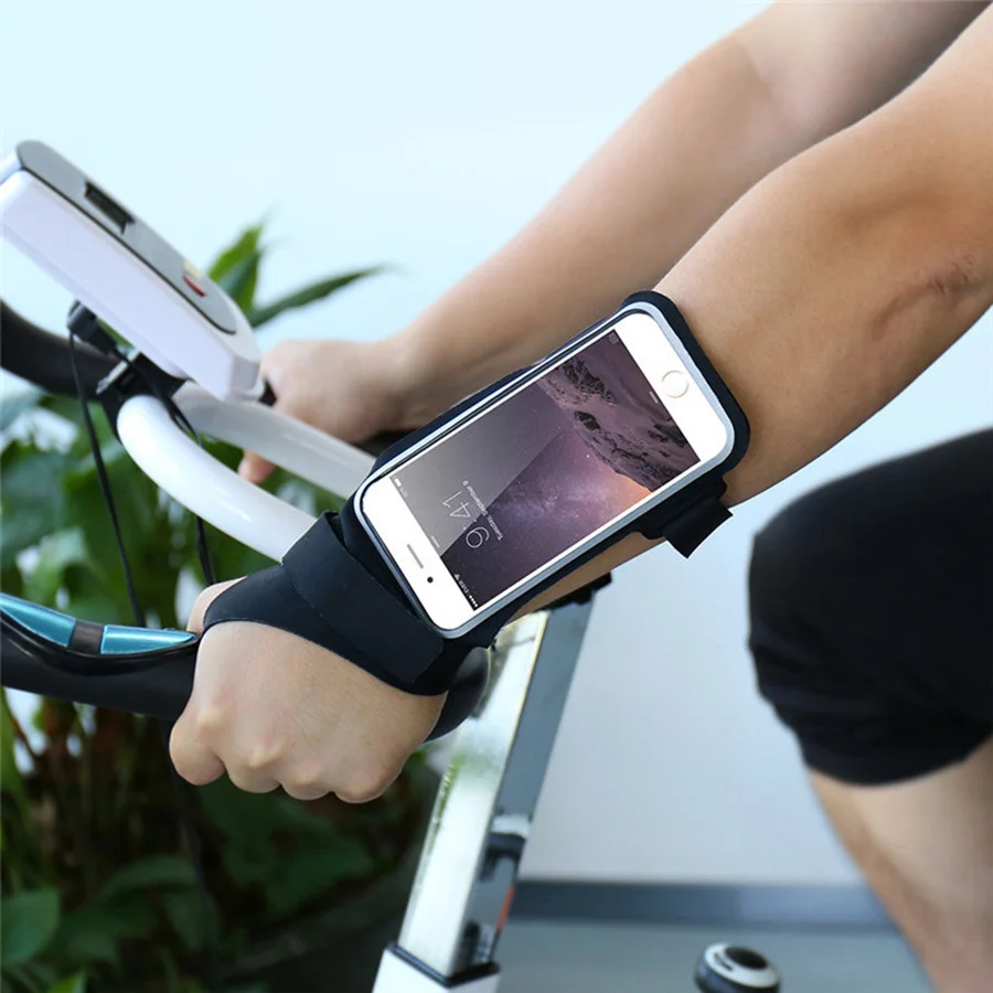 Велоспорт Бег повязки для iPhone 7 8 Plus X Спорт повязки Открытый Универсальный бег Водонепроницаемый спортивные фиксаторы для руки Мода