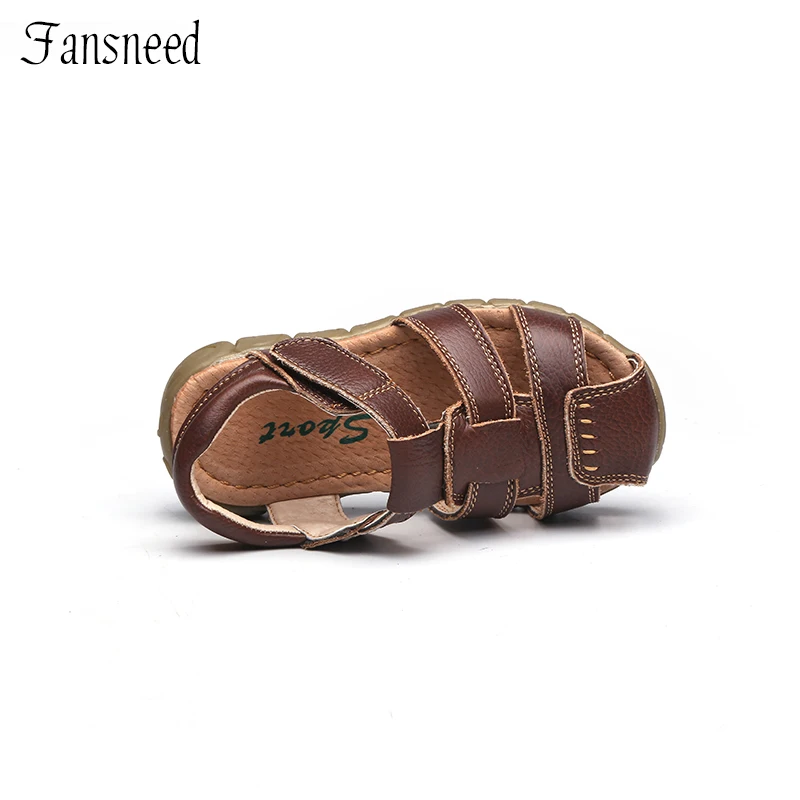 Kids shoes Children sandals Kids sandals Beach shoes Children Shoes Summer Sandals Genuine Leather Quality Boys and Girls Beach Sandals Cowhide Causal