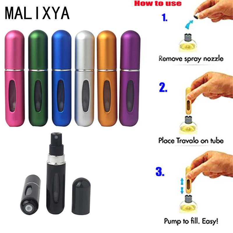 

Refillable Portable Travel Mini Refillable Conveniet Empty Atomizer Perfume Bottles Cosmetic Containers For Traveler High qualit
