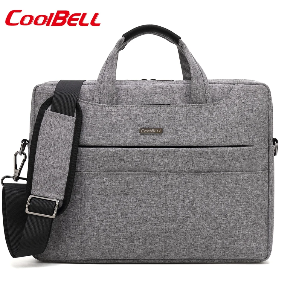 Us 25 99 Waterproof Nylon 13 14 15 Inch Thin Laptop Shoulder Bag Man Business Messenger For Macbook Pro Black Grey 2100 In Bags