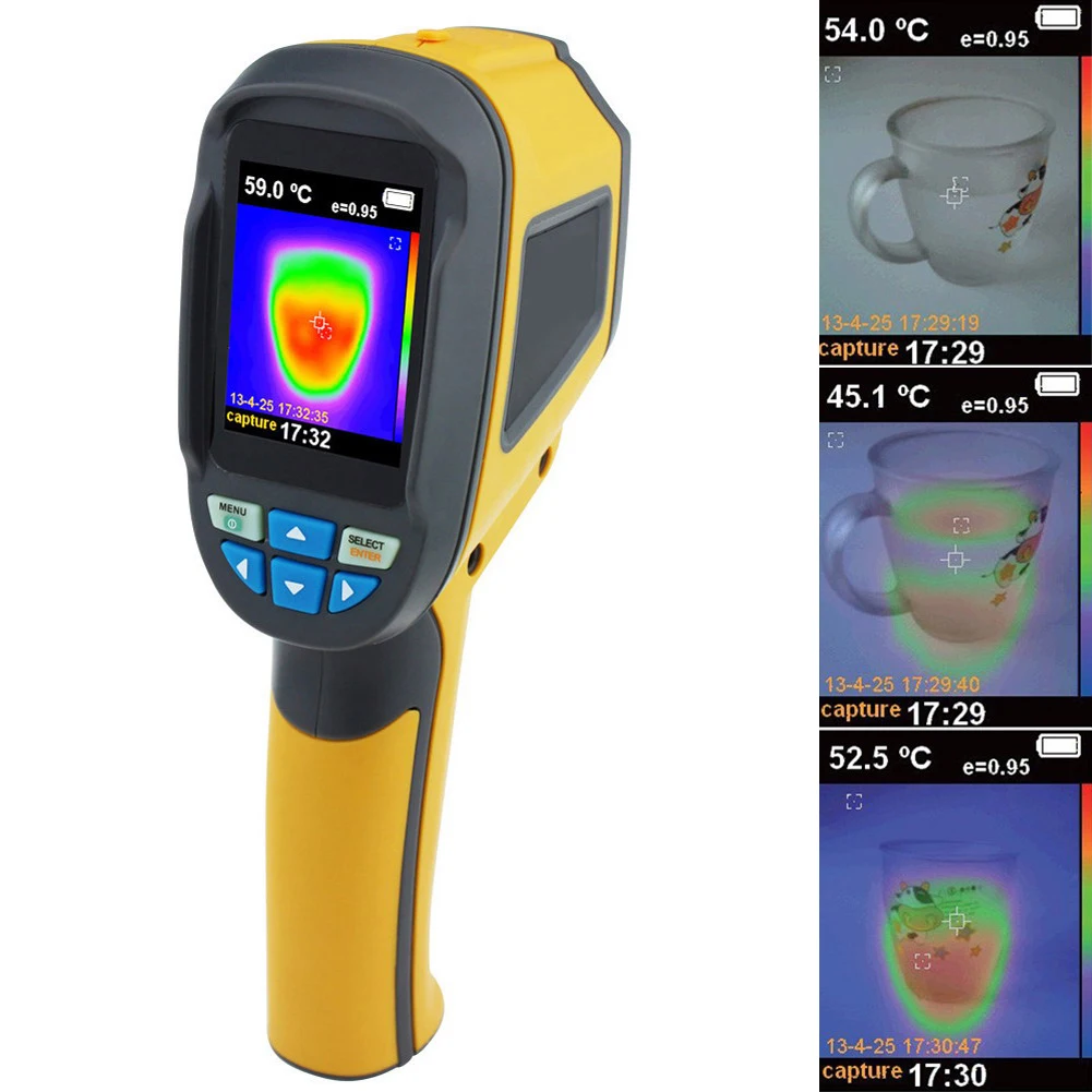 

Handheld Thermal Camera Thermal Imaging Camera Thermal Imager IR Infrared Thermal Camera 2.4 inch Color Screen Display