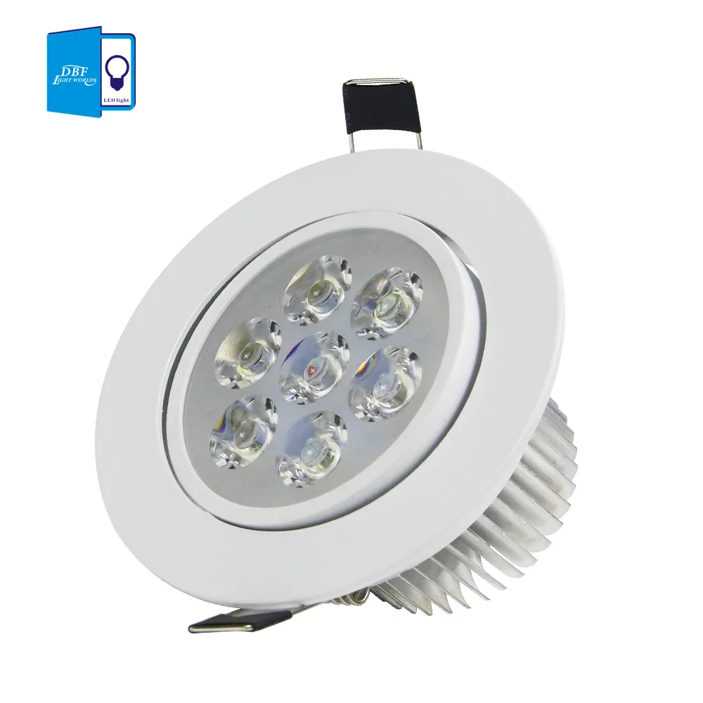 

[DBF] Super Bright Recessed LED Dimmable Downlight CREE 5W 7W 9W 12W LED Spot light LED Recessede Ceiling Lamp AC 110V 220V