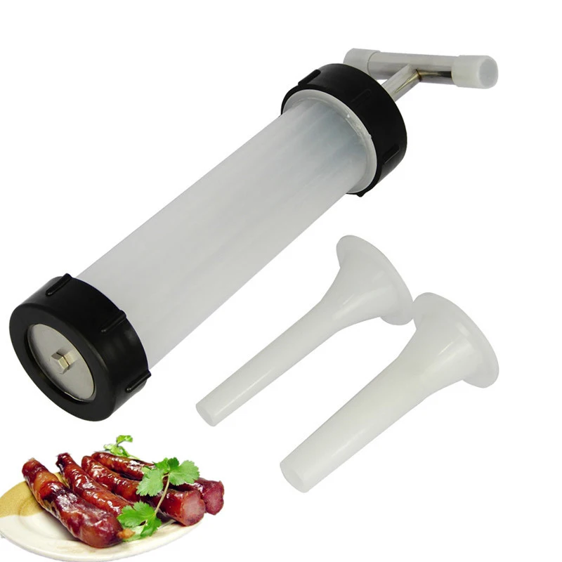 

1PC Plastic Handmade Nozzle Set 1.47/2cm Caliber Sausage Grinder Tube Sausage Maker Packaging Tools Meat Grinder Nozzle Funnel