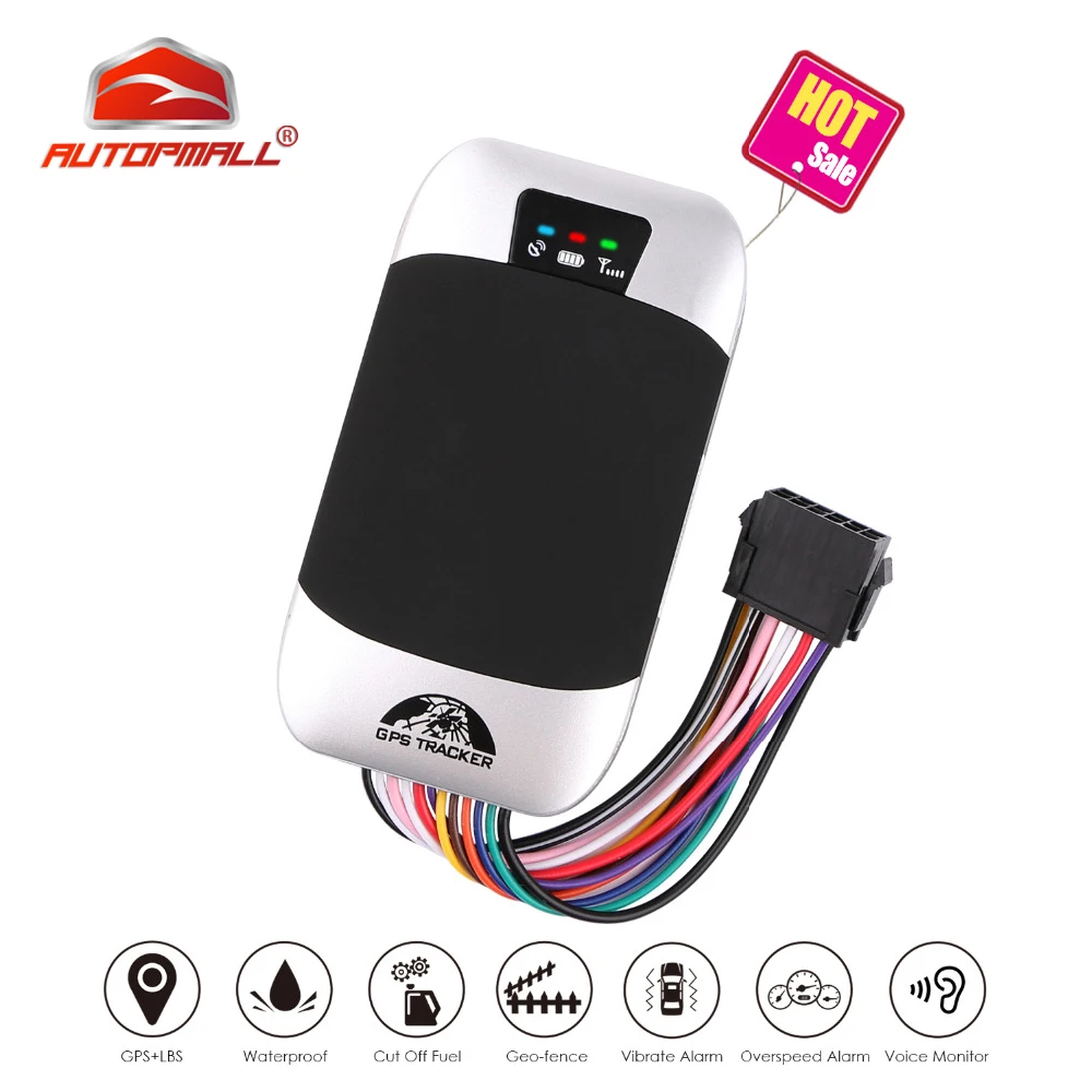 GPS Tracker Car GPS Locator Coban TK303F Waterproof Cut Off Oil Vehicle  Tracker Fuel Detect Realtime Tracking Device Shock Alarm