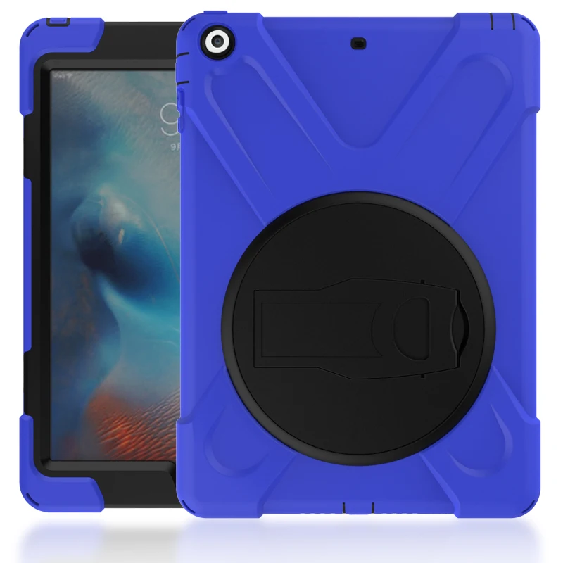 

Shockproof Kids Protector Case For iPad 2018 9.7 Cover A1893 A1954 Heavy Duty Silicone Hard Kickstand Design