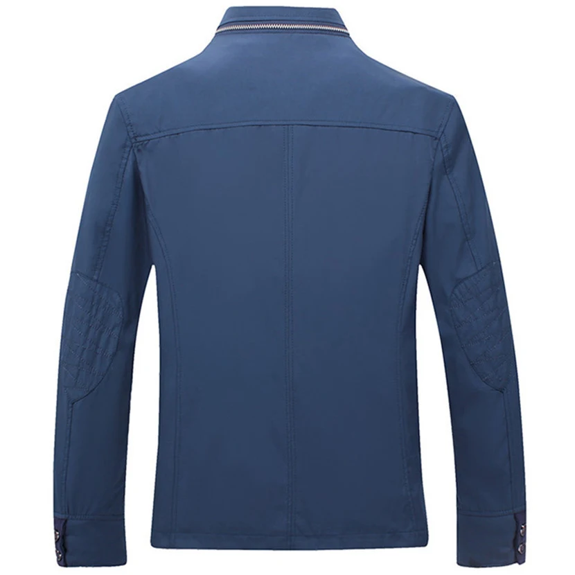 Kopen Hoge Kwaliteit heren Jassen 2019 Mannen Nieuwe Casual Jacket Jassen Lente Regelmatige Slanke Jas jas voor Man Groothandel Plus size L 3XL