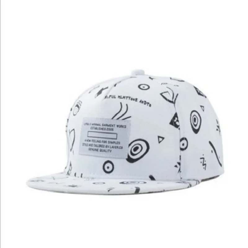 Fashion Summer women white baseball Cap Pattern Hat Snapback Sport female embroidered flat cap unisex | Аксессуары для одежды