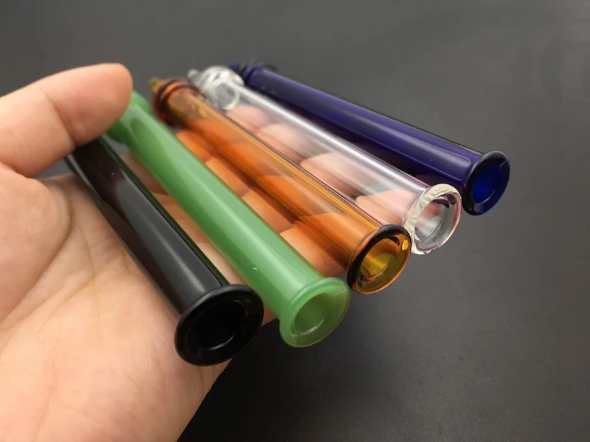 Высококачественные цветные стеклянные соломенные сигаретные фильтры для прокатки