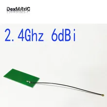 2 шт. 2,4 ГГц 6dbi плоская антенна Встроенный pcb антенна ipx для IEEE802.11b/g/n Bluetooth Современная внешняя антенна