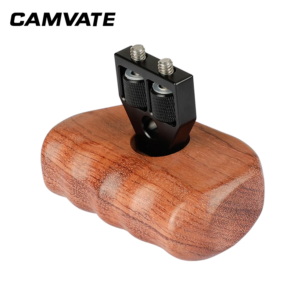 Деревянная ручка CAMVATE (правая рука) для камеры DSLR клетка (бразильское дерево)
