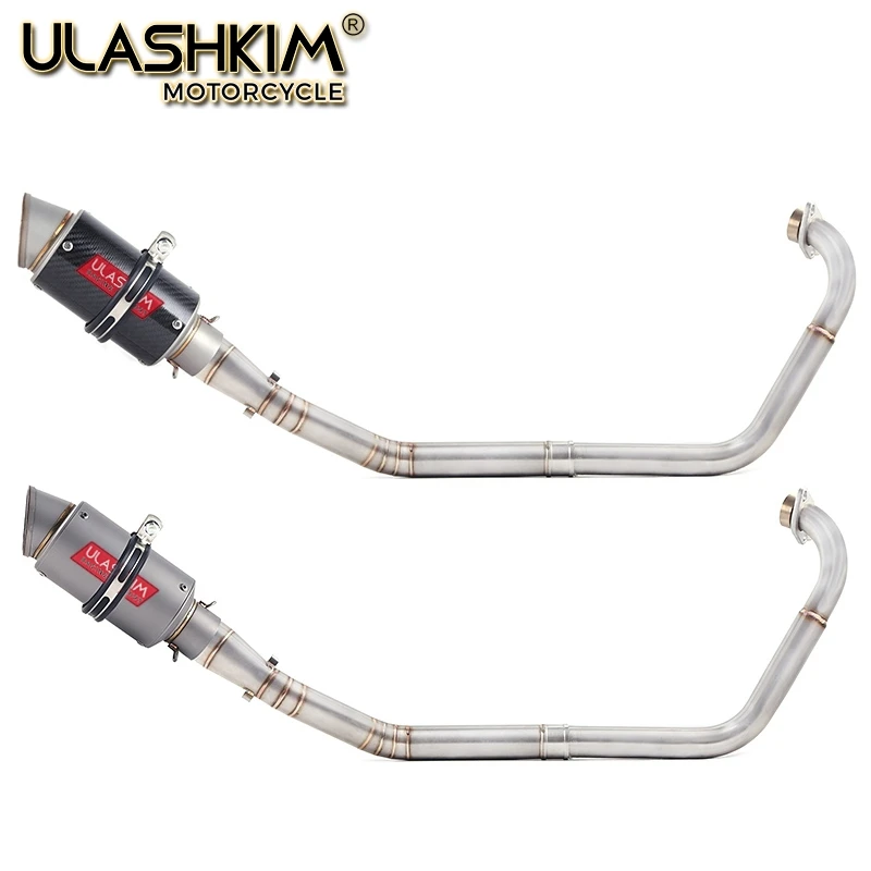

Motorcycle Full Exhaust Escape System Modifed Middle Link Pipe Slip On For yamaha YZF-R15 R5 MT-15 MT 15 125 2008-2017