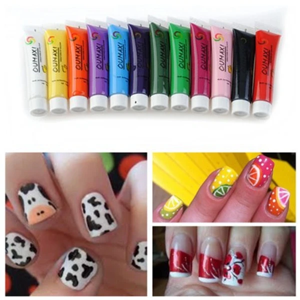 

2019 1 Set Nail Art Pigment Color Coloring Painting Manicure Accessories Tool for Women