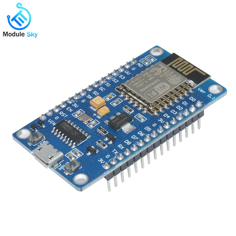 

ESP8266 ESP-12F CH340G WIFI Wireless Module Antenna PCB Development Board For Wemos USB IO Ports