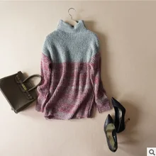 Весна продукт, брендовый качественный свободный большой ярдов женский свитер оригинального дизайна