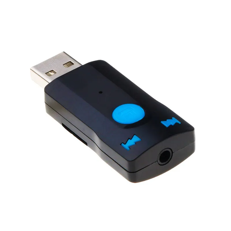 

3.5mm AUX Bluetooth Car Kit 4.1 Handsfree Wireless Audio Receiver TF Music Transmitter for Car Speaker Mp3 player USB Charging