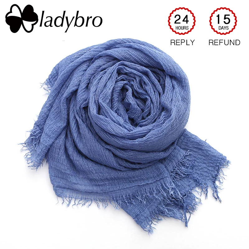 

Ladybro Brand Women Scarf Winter Oversized Long Blue Viscose Scarf Female Red Large Spring Scarves And Shawl Foulard Femme