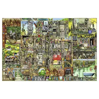 

5D Diy Diamond Painting Bizarre Town Cross Stitch Embroidery Wall Sticker Diamond Mosaic City & Place Painting Crafts Rhinestone