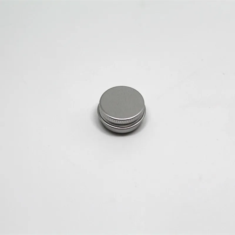 50 ps جودة عالية 5g فارغة الألومنيوم وعاء الجرار التجميل حاويات بأغطية كريم عين بلسم الشعر القصدير جرة وعاء معدنية التجميل