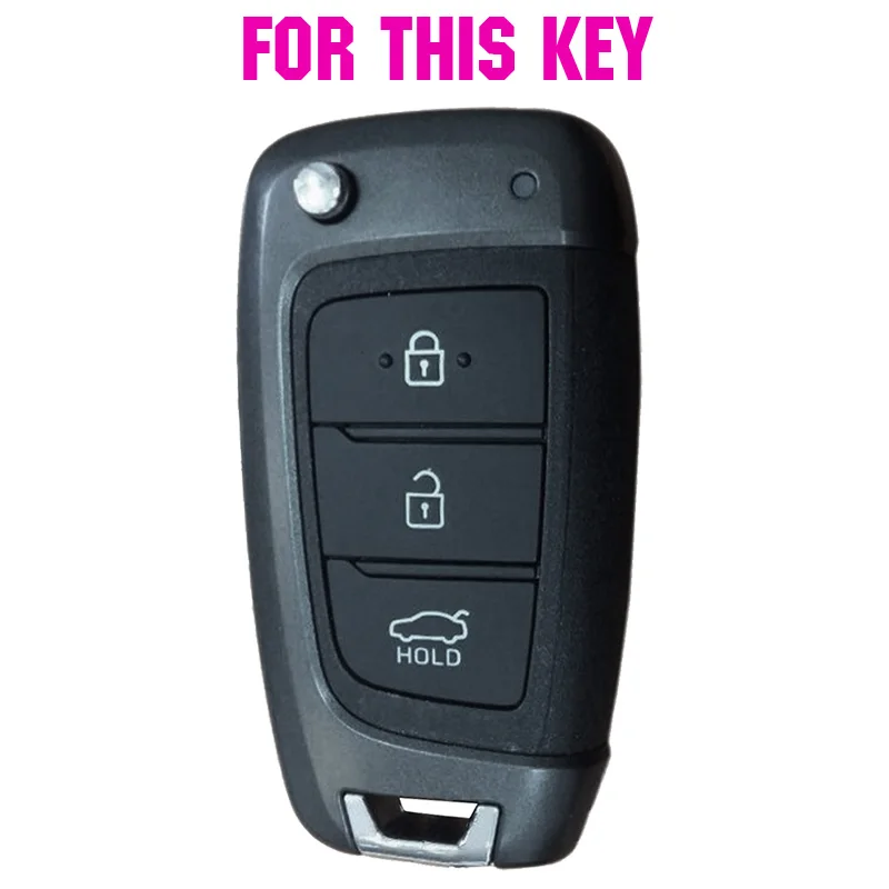 Чехол для Hyundai Solaris 2 Elantra i30 i35 i40 Tucson Kona 2015 2017 2018|car key case cover|fob coversilicone fob cover |