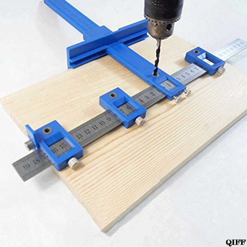 Многофункциональный сверлильный перфоратор, локатор для мебели, деревообработка, сверлильная направляющая, бурение, дюбель, отверстие, пила, регулируемая MAY28