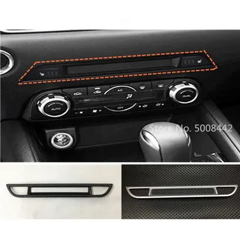 

For Mazda CX-5 CX5 2017 2018 2019 2020 Car Outlet Vent Control Seat Heater CD Frame Socket Charge Lighter Switch Trim 1pcs