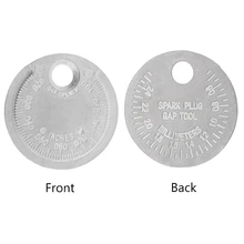 Измеритель зазора свечи зажигания инструмент измерения монетного типа 0,6-2,4 мм Диапазон Свеча зажигания Gage