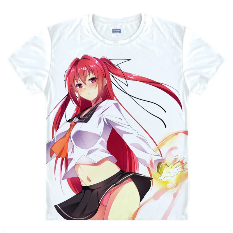 

Anime The Testament of Sister New Devil Naruse Mio T-Shirt Summer Tee Short Sleeve Tops Unisex Cosplay S-XXL