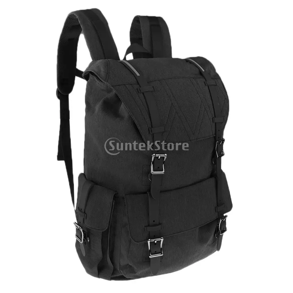 

600D Canvas Laptop Backpack Photography Bag Digital Cameras & Accessories Gadget Rucksack with Anti-Shock Storage Case