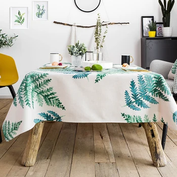 

Square round table cloth cloth cotton small fresh garden wind rectangular Nordic tea table pad tablecloth seat cloth