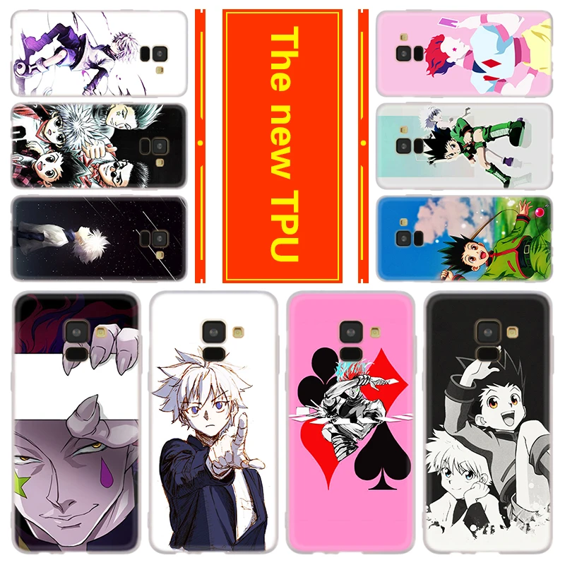 

Phone for Samsung Galaxy A50 A10 A20 A30 A60 A70 a750 a6 a8 a9 a7 2018 Plus a3 a5 a7 2016 2017 Cover Case Hunter X Hunter Anime