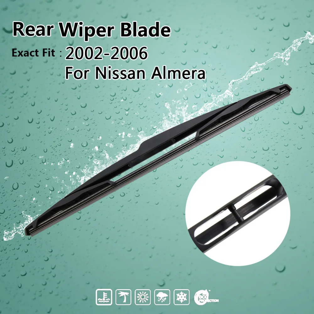 X AUTOHAUX 350mm 14" Rear Window Windshield Wiper Blade For Nissan