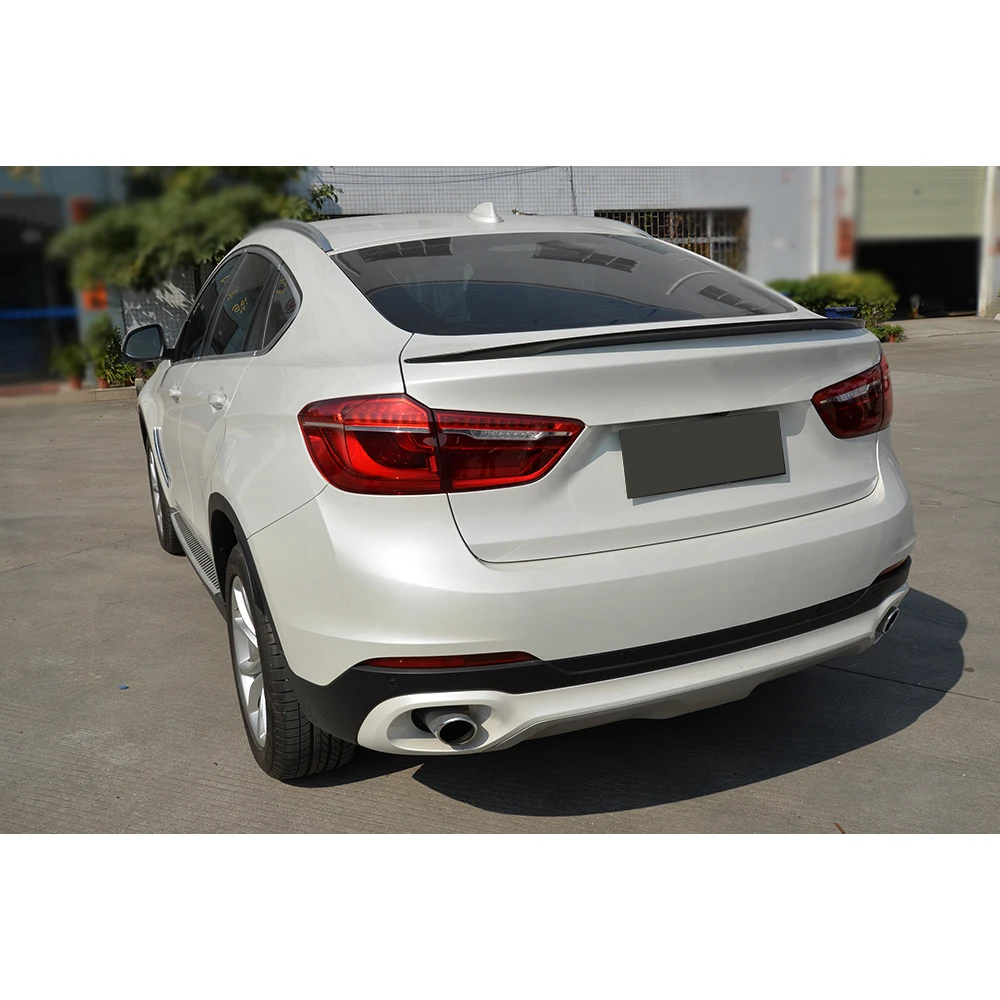 Задний спойлер из углеродного волокна для BMW X6 F16 xDrive Series SUV Base and M Sport 2015