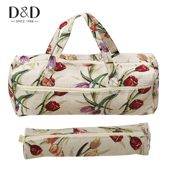 

D&D 2Pcs/lot Household Knitting Needles Storage Bag Knitting Tools Organizer Bag Needlework Tools Storage Accessories