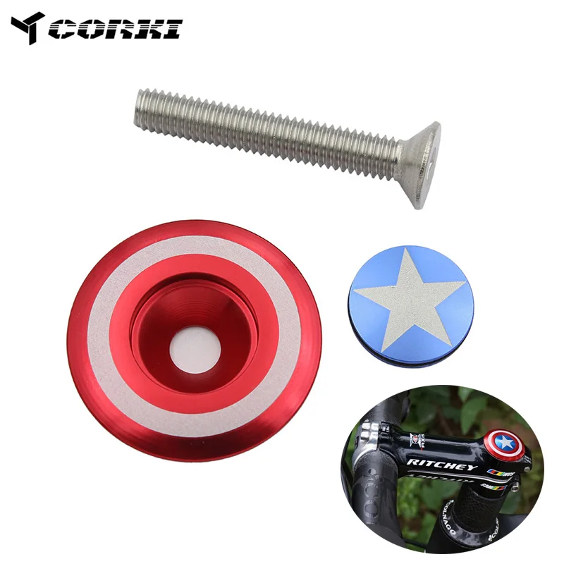 

Bicycles Mountain Road bikes head parts Head Cover Ultra-light Multicolour Headset Cap Parts Head Parts Headset Top Cap