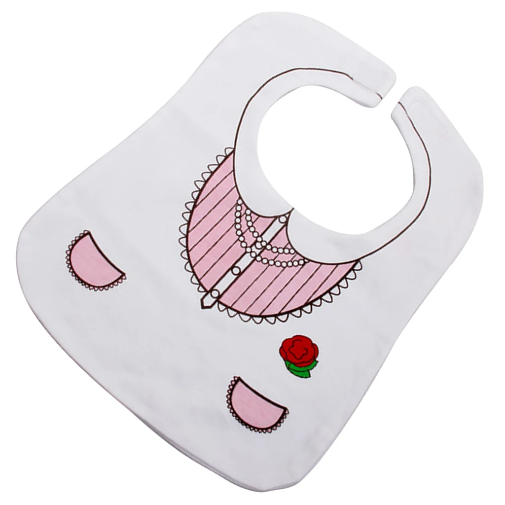 Hot Sale One Piece Cute Tuxedo Toddler Baby Infant Bib Feeding Baby Bibs Burp Cloths 5Kinds