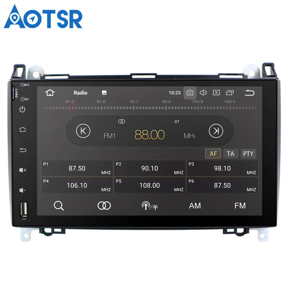 Sale Android 8.0 Car GPS Navigation Car Radio DVD Player Headunit For MERCEDES BENZ Sprinter W169 W245 W906 B200 Vito Viano W469 4