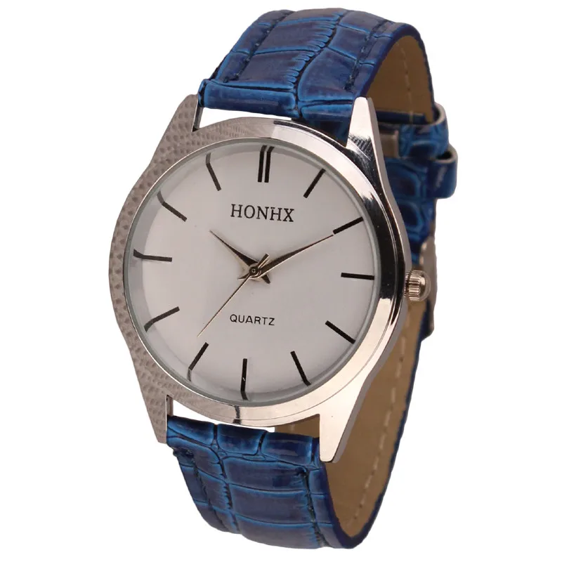 Luxury Fashion Womens Mens Ladies watch Faux Leather Quartz Analog Dress Bracelet Wrist Watch Clock relogio feminino M06 (11)