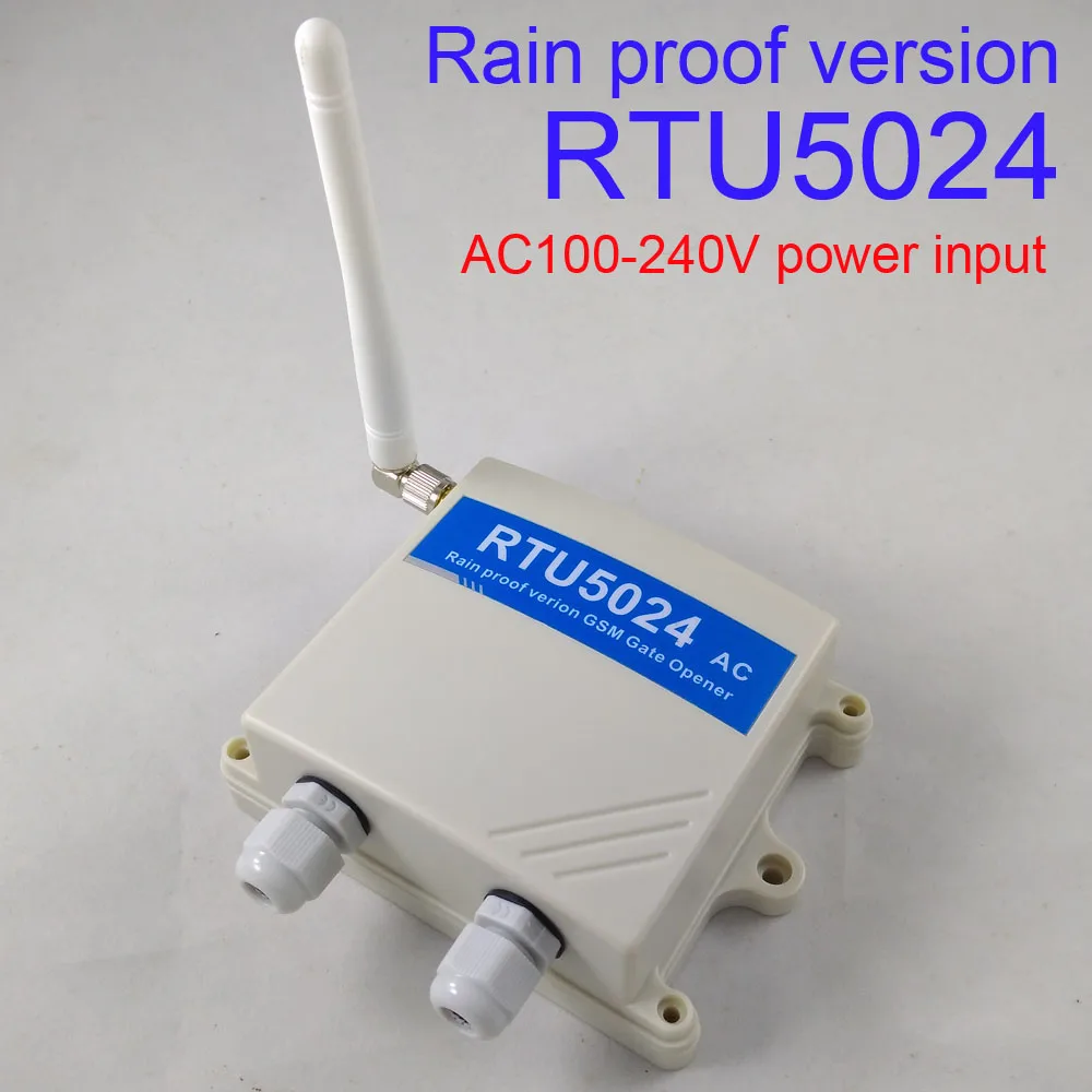 

Rain Proof Automatic GSM Gate Opener Switch Remote Access Control Roller Gate Opener home water pump motor rolling door RTU5024