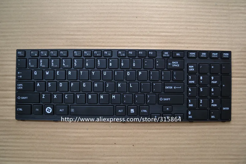 Клавиатура для ноутбука TOSHIBA Satellite P750 A660 A600 A600D A665 P750D P755 P770 P775 английская версия |