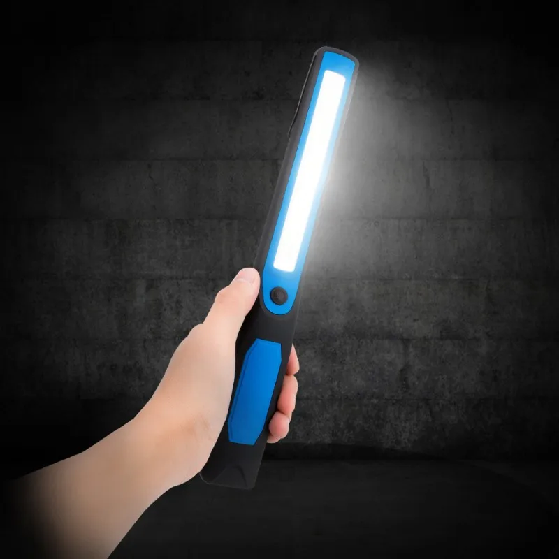

Portable Pen Light Working Inspection Light COB LED Multifunction Maintenance Flashlight Hand Torch Lamp With Magnet Hook
