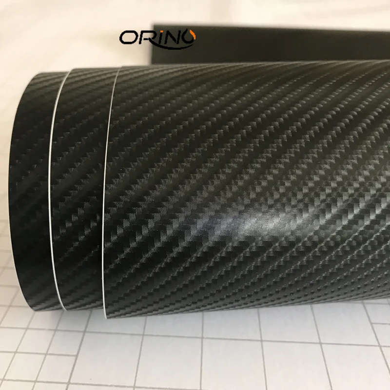 Black 4D Carbon Fiber Vinyl Film-5