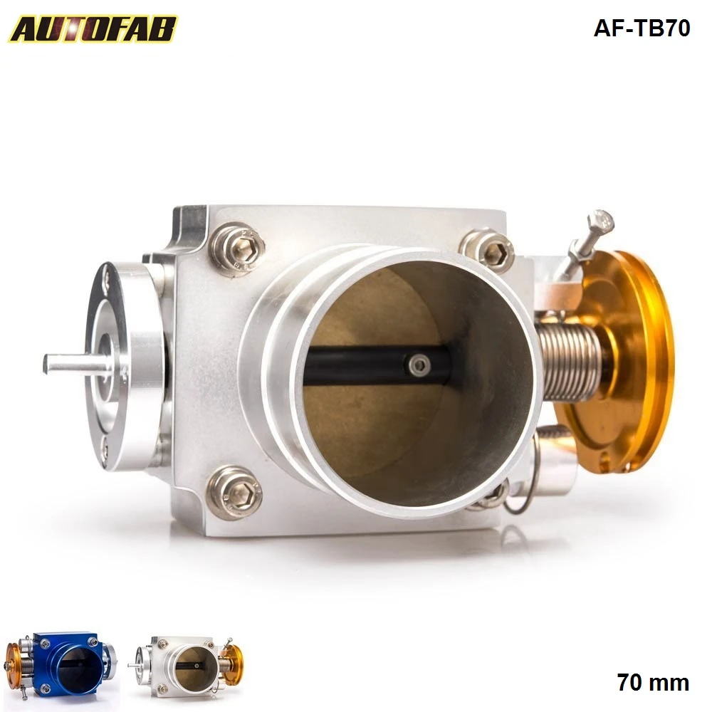 70MM Throttle Body Performance Intake Manifold Billet Aluminum High Flow AF-TB70